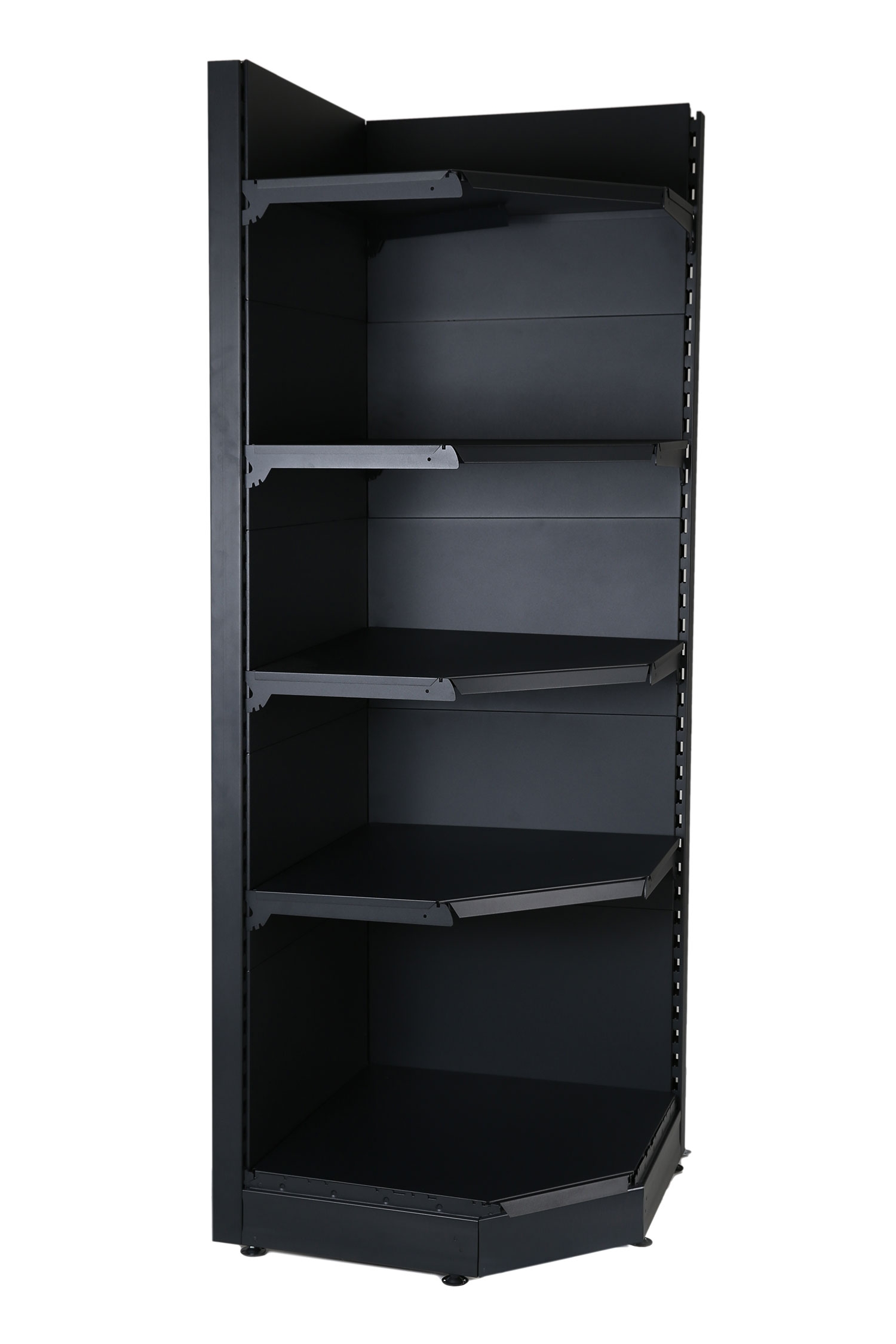 Black Corner Shelving