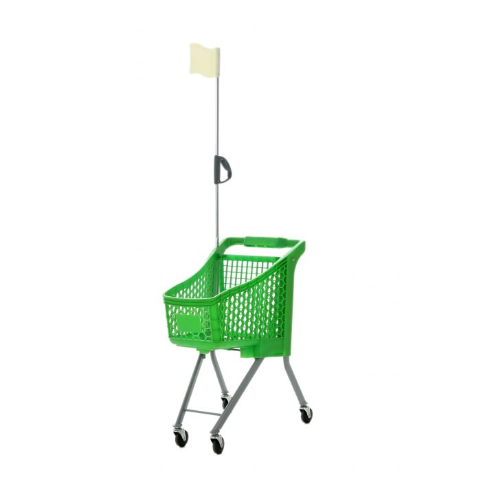 Green Child Sized Shopping Trolley