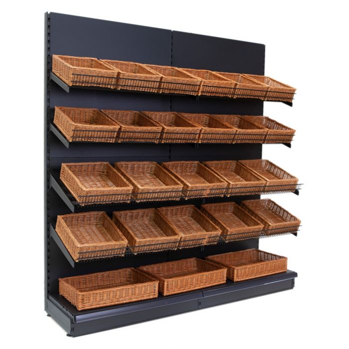 Wire sales display shelves