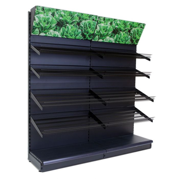 Vegetable sales shelving rack