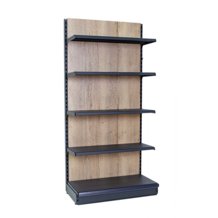 Wooden clearance retail shelving
