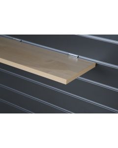 Maple Slatwall Shelf 