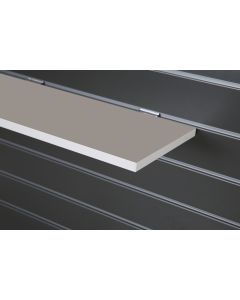 White Slatwall Shelf 