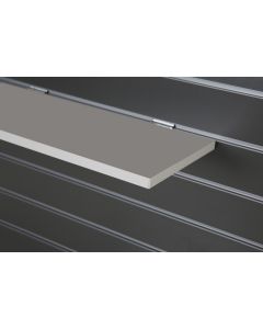 Light Grey Slatwall Shelf 