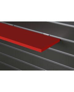 Red Slatwall Shelf 