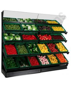 Wall Fruit and Vegetable Displays - 4 Tier Display