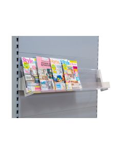 Magazine Acrylic Shelf - 1 Tier