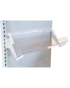 News Paper Single Tier Acrylic Shelf