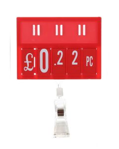 Pricing Clip Sign 
