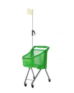Green Child Sized Shopping Trolley