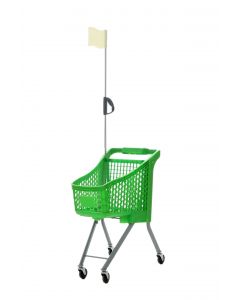 Green Child Sized Shopping Trolley