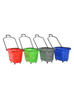 40L and 55L Rolling Shopping Baskets 