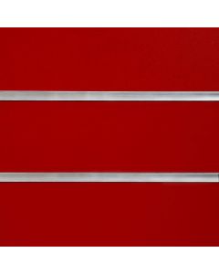 Red Slatwall Panels 2400mm High x 1200mm Wide (portrait)