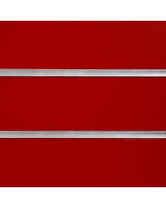 2 x Red Slatwall Panels 1200mm High x 1200mm Wide (portrait)