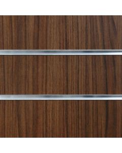 Walnut Slatwall Panels 2400mm High x 1200mm Wide (portrait)