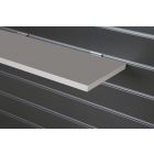 Light Grey Slatwall Shelf 