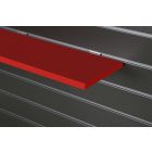 Red Slatwall Shelf 