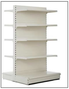 High gondola shelving 1.8m-2.1m high