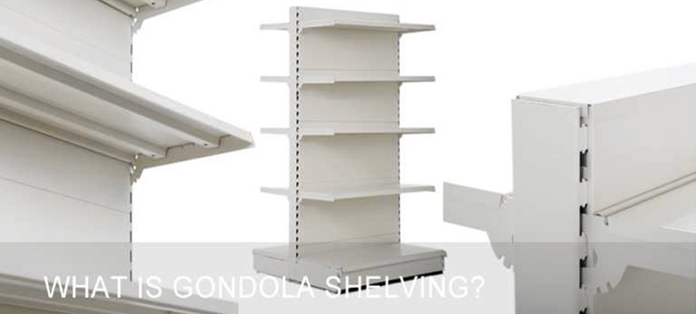 What is gondola shelving?